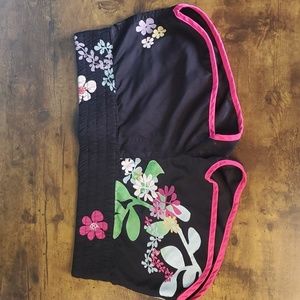 Hawaiian tropical floral hot pants board shorts